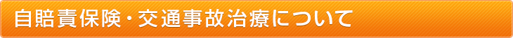 自賠責保険・交通事故治療について